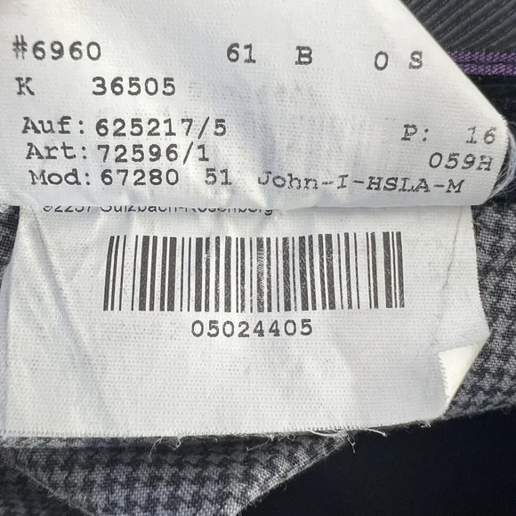 Hiltl Mens Black Corduroy Straight Leg Pants Size 38x29 - Picture 6 of 7